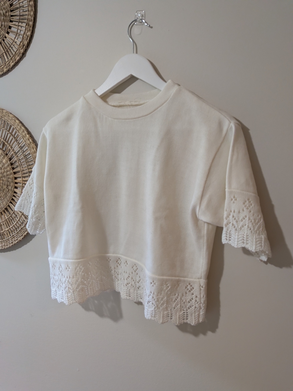 Women's Cropped Knit Top